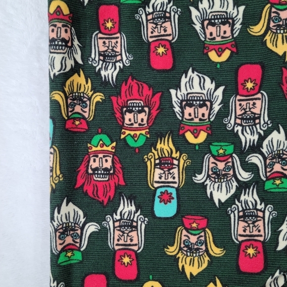 EUC Vintage LuLaRoe Christmas Holiday Nutcracker Leggings size TC2 - Picture 2 of 6